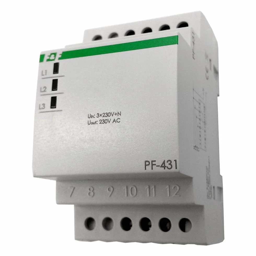 Automatyczny przełącznik fazowy z fazą priorytetową PF-431 F&F 4024